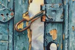 A pair of old doors