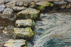 Stepping Stones, Bodnant Gardens, North Wales