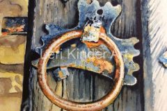 Old door handle in Bakewell [SOLD]