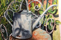 Watering can at a cottage in Ludlow