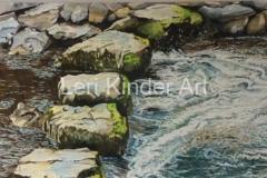 Stepping Stones, Bodnant Gardens, North Wales [SOLD]
