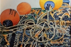 Scottish creels and ropes